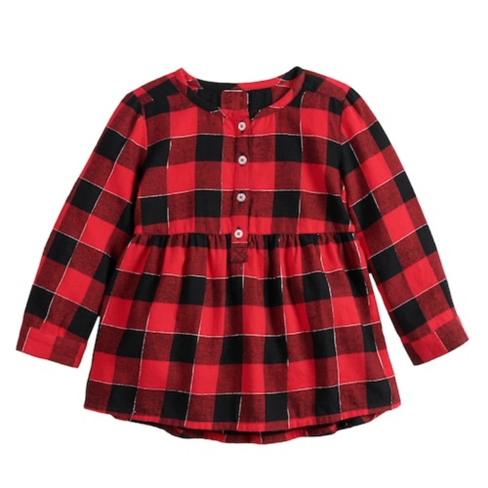 Toddler Girl Jumping Beans® Henley Babydoll NWT
